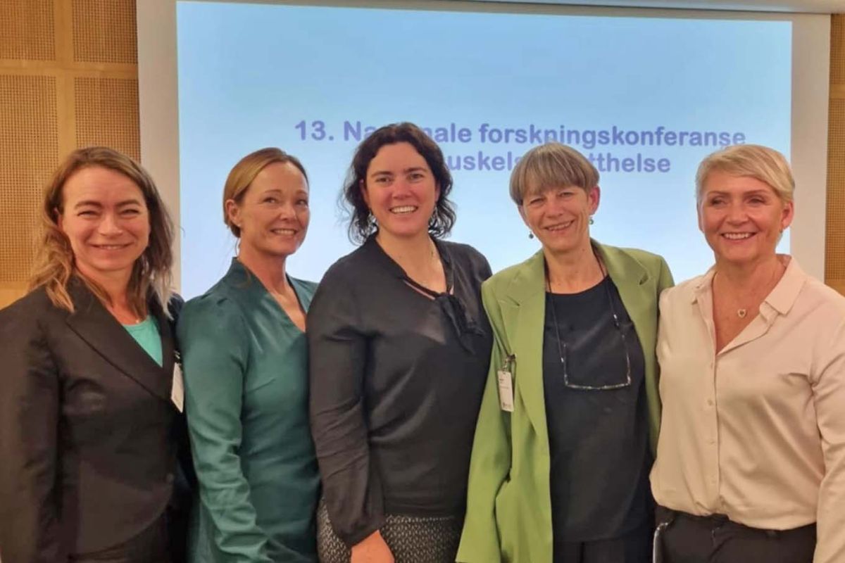 Photo of five female researchers